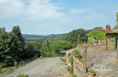 Landhaus kaufen Arezzo, Toskana, RIF 2993 Anwesen und Ausblick