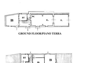 Landhaus kaufen Arezzo, Toskana, RIF 2993 Grundriss NG