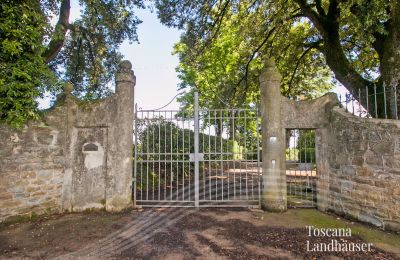 Historische Villa kaufen Arezzo, Toskana, Zufahrt