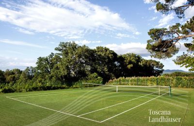 Historische Villa kaufen Arezzo, Toskana, Tenniscourt