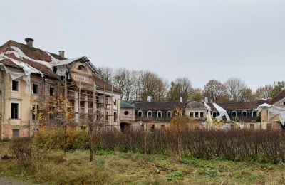 Herrenhaus/Gutshaus kaufen Saulaine, Kaucmindes muiža, Semgallen, Seitenansicht