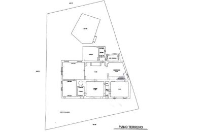 Landhaus kaufen Castagneto Carducci, Toskana, RIF 3057 Grundriss EG
