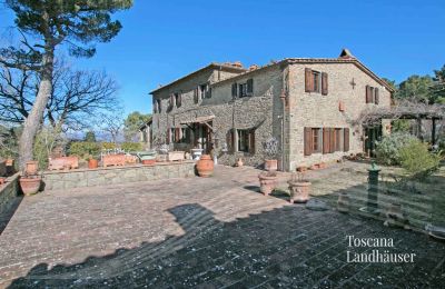 Landhaus kaufen Gaiole in Chianti, Toskana, RIF 3041 große Terrasse