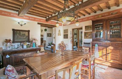 Landhaus kaufen Gaiole in Chianti, Toskana, RIF 3041 Essbereich