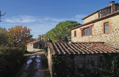 Landhaus kaufen Gaiole in Chianti, Toskana, RIF 3073 Haupthaus und Nebgengebäude