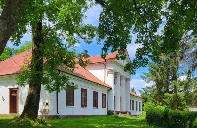 Herrenhaus/Gutshaus kaufen Rożnów, Dwór w Rożnowie, Kleinpolen, Seitenansicht