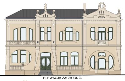 Historische Villa kaufen Piotrków Trybunalski, Jarosława Dąbrowskiego 14, Lodz, Visualisierung