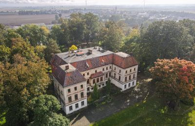 Schloss kaufen Wojnowice, Pałacowa, Schlesien, Drohnenfoto