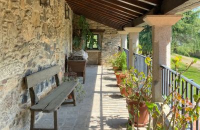 Bauernhaus kaufen Melide, Cabazás, Galizien, Balcón con vistas