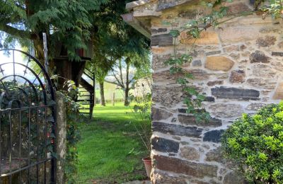 Bauernhaus kaufen Melide, Cabazás, Galizien, Entrada al jardín