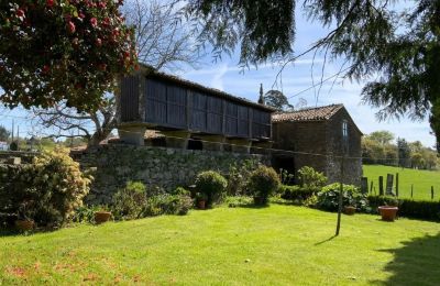 Bauernhaus kaufen Melide, Cabazás, Galizien, Hórreo y cuadras