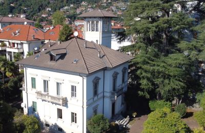 Historische Villa kaufen Verbania, Via De Marchi, Piemont, Drohnenfoto