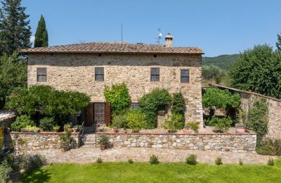 Landhaus kaufen Castellina in Chianti, Toskana, Vorderansicht