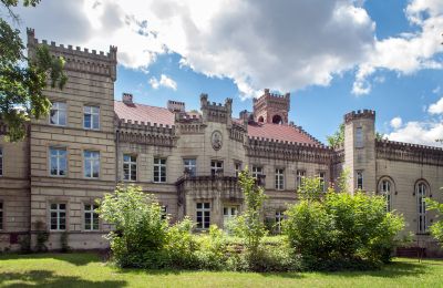 Schloss kaufen Gościeszyn, Pałac w Gościeszynie, Großpolen, Rückseite