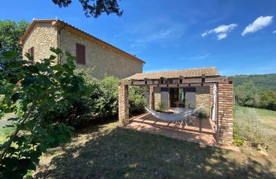 Landhaus kaufen Montescudaio, Toskana, RIF 2185 Blick auf Terrasse