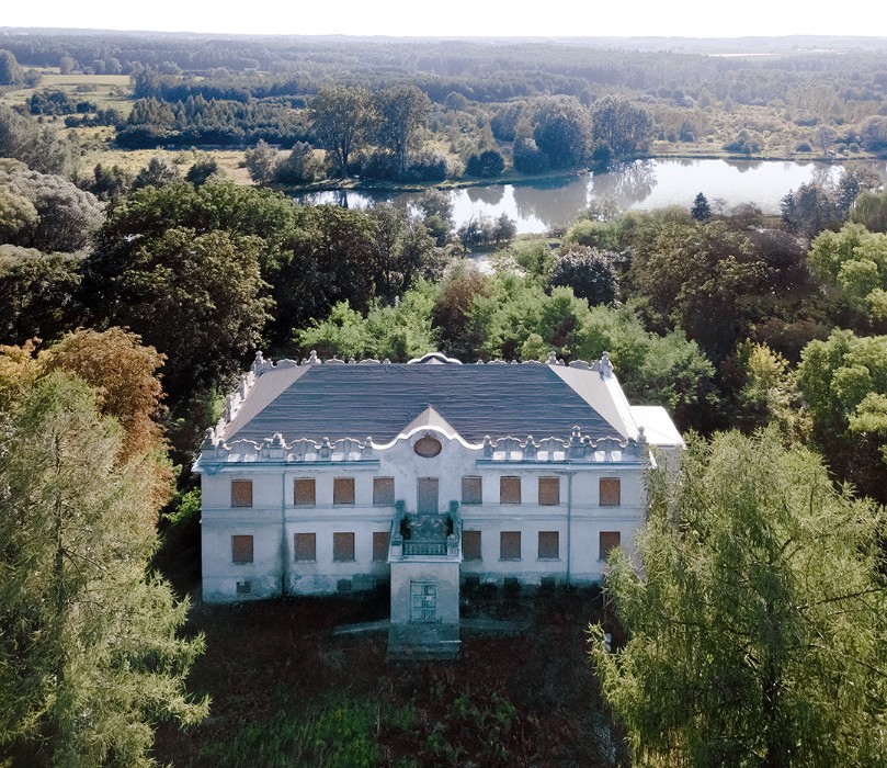 Neorenaissance-Palast im Süden von Warschau, Masowien