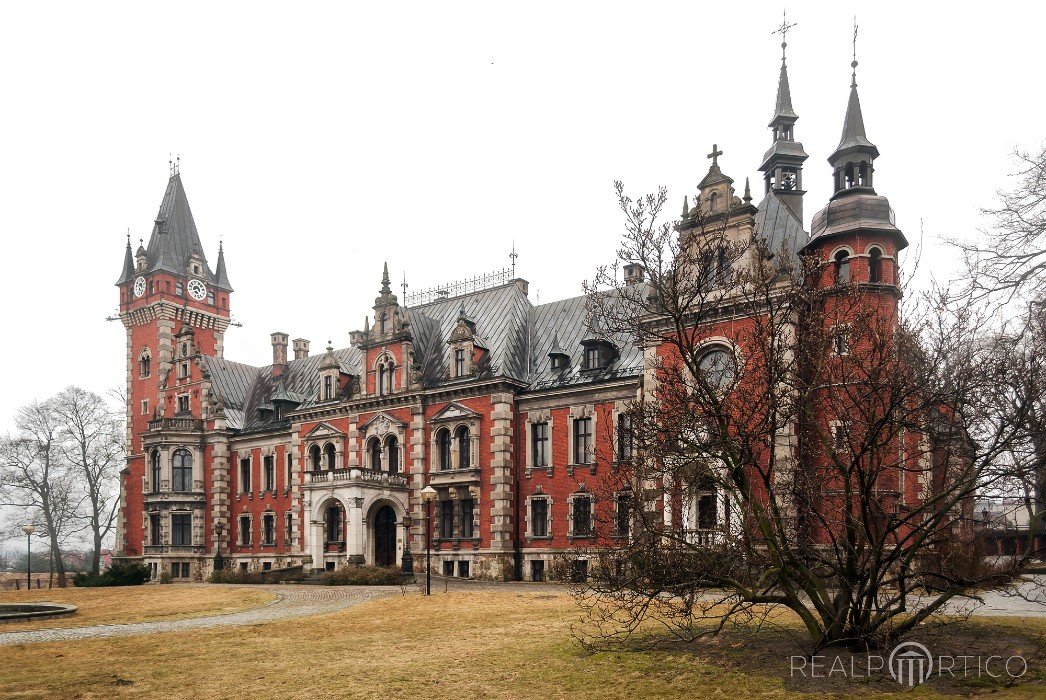 Schloss Plawniowitz, Schlesien, Pławniowice