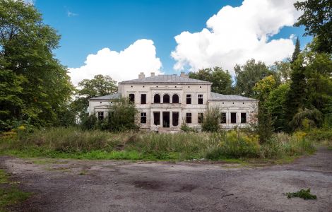  - Ruines des Gutshauses in Dargoslaw (Dargislaff), Westpommern