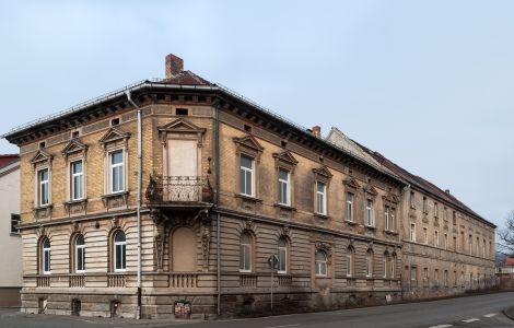 Predel, Leipziger Straße - Historischer Gasthof "Blaues Ross" mit Tanzsaal, Predel/Burgenlandkreis