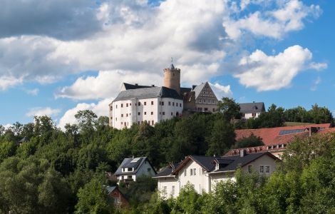 Scharfenstein, Erzgebirge, Schloßberg - Burg Scharfenstein (Erzgebirge)